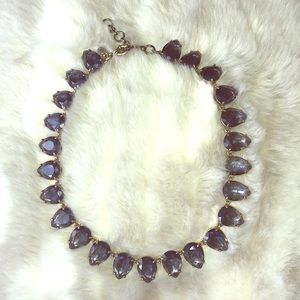 Jcrew purple jewel necklace!